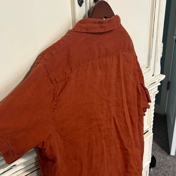 C&C California Men's Burnt Orange Casual Shirt - Picture 6 of 6